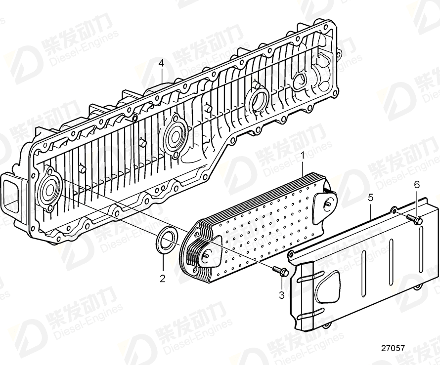 VOLVO Flange screw 991606 Drawing